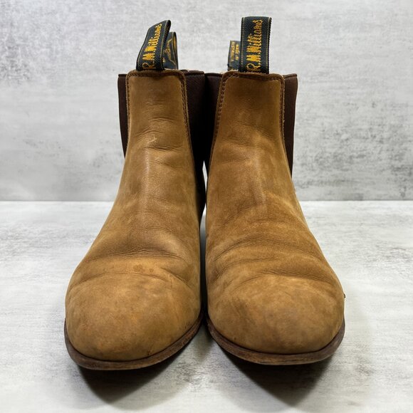 RM Williams Suede Leather Chelsea Boots - Women's Size 9 - Picture 3 of 12